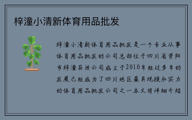 梓潼小清新体育用品批发